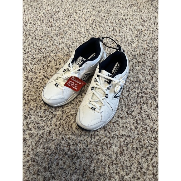 New Balance MX608WN5 Mens White Walking Shoes Size 7.5 EE New IArch Support